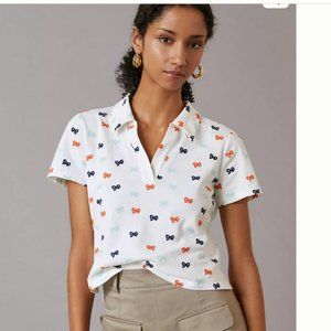 Maeve Embroidered Polo Shirt